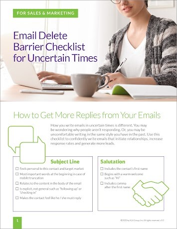 Email Delete Barrier Checklist Email Delete Barrier Checklist