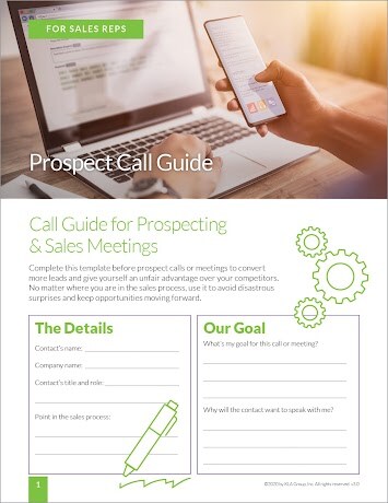 The Call Guide For Prospecting Sales Meetings